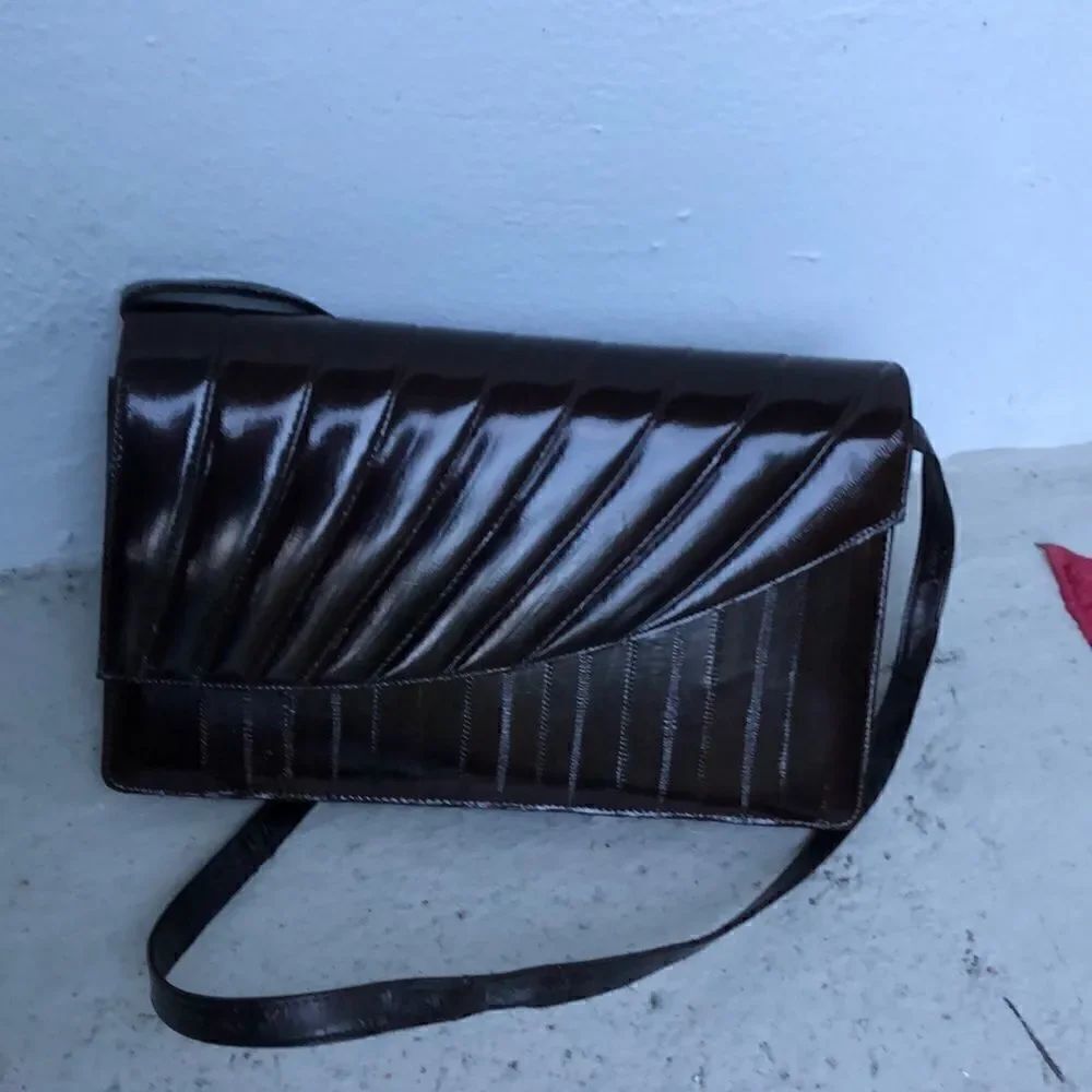 Exotic  eel skin bag/clutch
